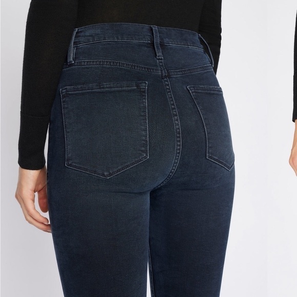 NEW Frame Ali High Rise Skinny Black Noir Size 28 - Picture 10 of 11